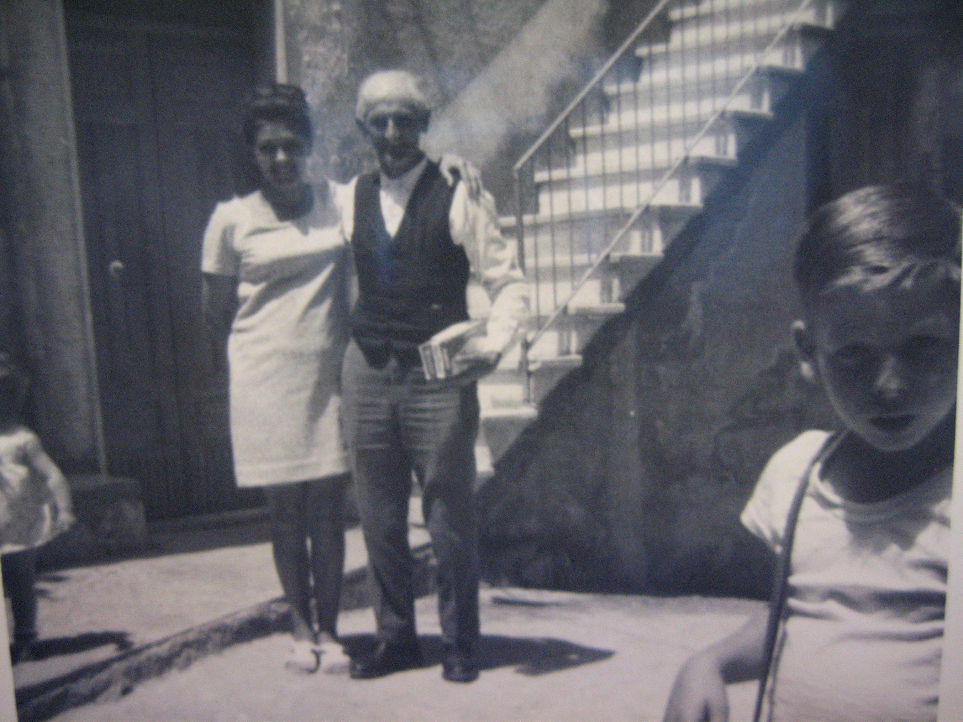 Helen Florimonte Cerchio and Uncle Vito Florimonte, Felitto Italy