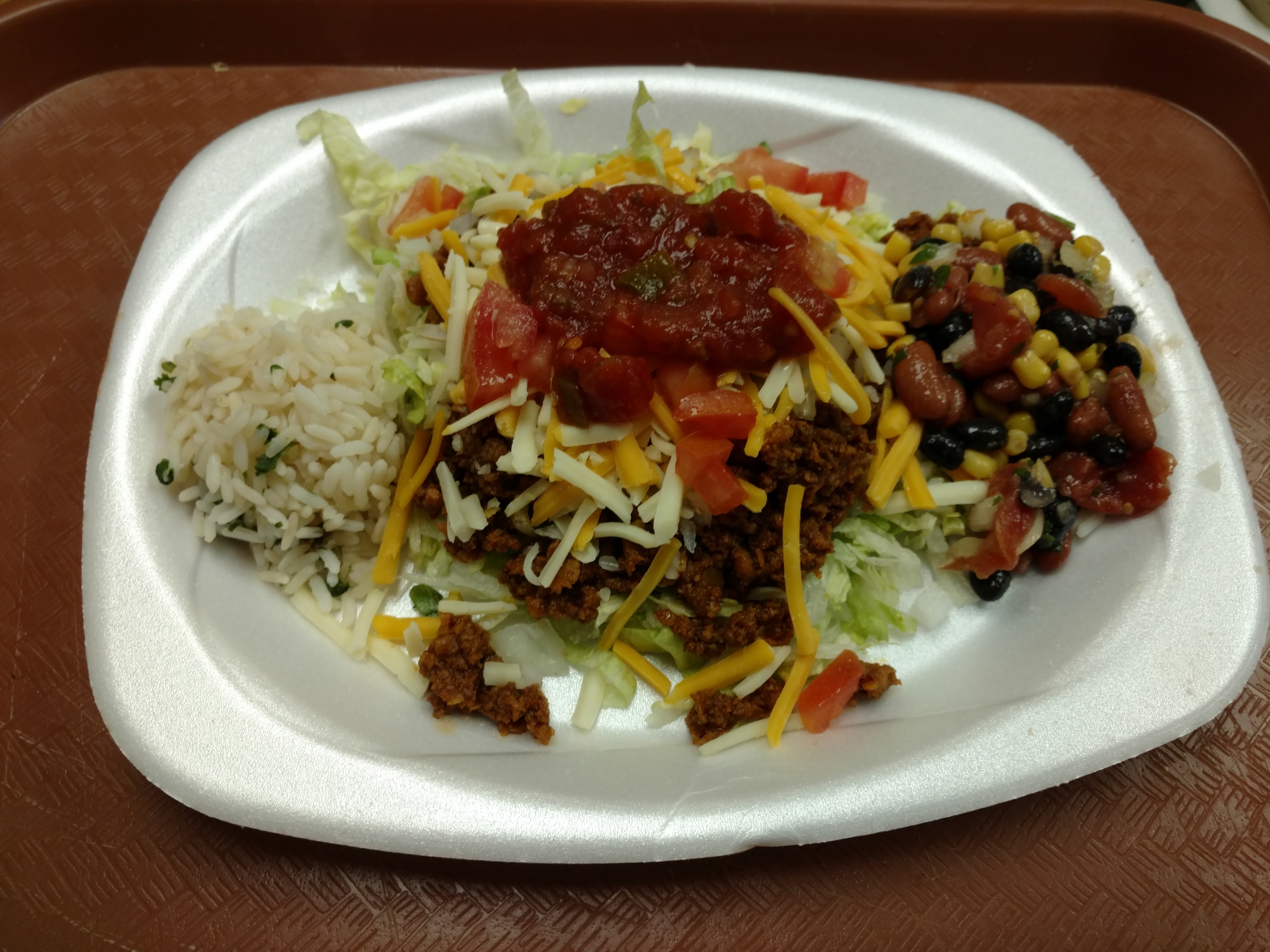 LOH 2016-11-08 Taco salad cilantro lime rice bean salad