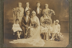 Caroline Ventre and Tony DiTullio's wedding with Herman and Rose Ventre, upper left, June 2, 1928
